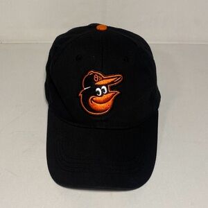 PNC Bank Baltimore Orioles Bird Logo Baseball Cap Black Orange  O/S